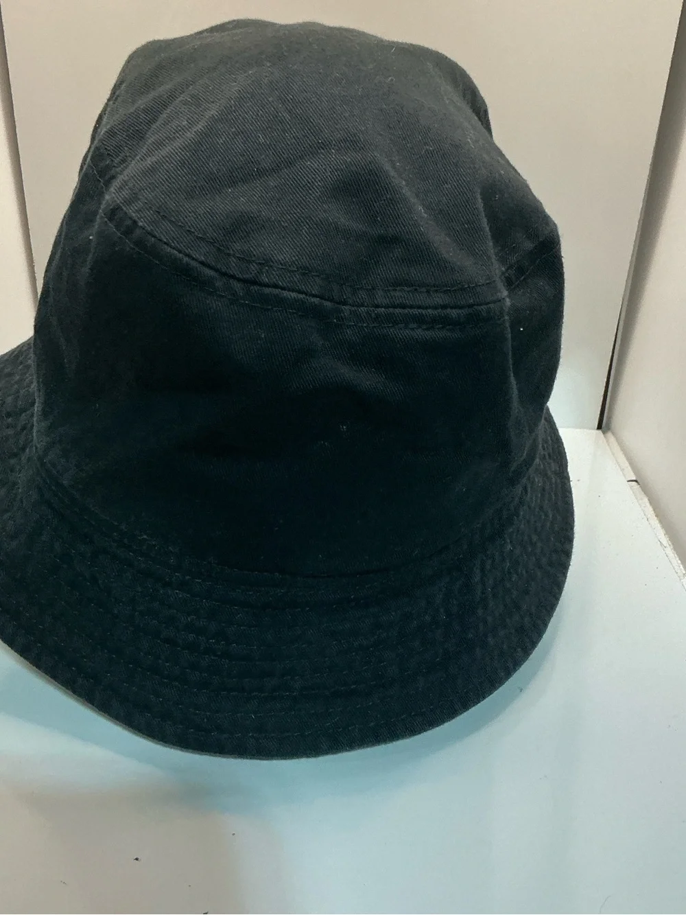 Nike Black Bucket Hat with White Embroidered Swoosh